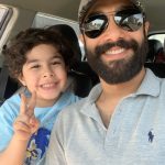 سلفی بازیگر سریال همه چیز آنجاست با پسرش