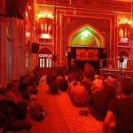برگزاری مراسم شب ششم عزاداری امام حسین(ع) در تکیه ابوالفضلی نیشابور