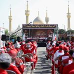 آیین بدرقه ناوگان امدادی و درمانی جمعیت هلال‌احمر – اربعین ۱۴۰۴