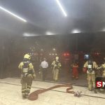 آتش‌سوزی در برج ۲۵ طبقه در تهران