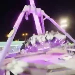 فیلم شکستن دستگاه هیجان انگیز شهربازی