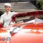 کپی برداری نیلوفر پارسا از استایل کیت میدلتون خبرساز شد / «بیتا»ی «آوای باران» در قامت «پرنسس ولز»!