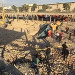 فیلم / زمین دو مرد و یک کامیون را بلعید / مرگ های تلخ در بزرگراه لشکری تهران + عکس