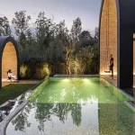 نگاهی به معماری خلاقانه و باشکوه ساختمان مسکونی نسرین در فرمانیه تهران / زیبایی در سادگی با ترکیب طبیعت و مینیمالیسم