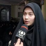 مراسم  ایام فاطمیه و روز دانش آموز در مدرسه محدثه قم