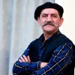 کلنگ‌زنی حمید جبلی در مراسم احداث سالن تئاتر