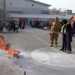 مانور زلزله و ایمنی در مدرسه هوشیار